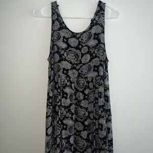 Elegant black floral dress from a local boutique - size medium